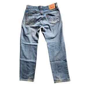 Levis 550 Relaxed Fit Vintage Y2K Blue Jeans Mens 34x32